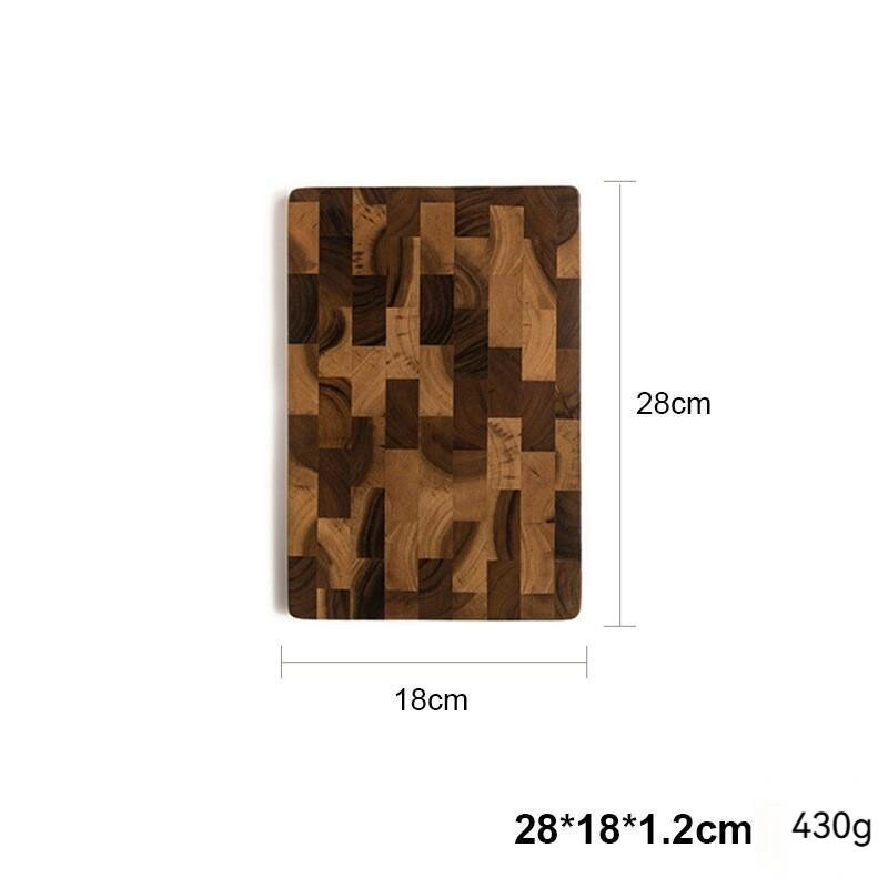 Grain & Grove Acacia End Grain Wooden Cutting Board