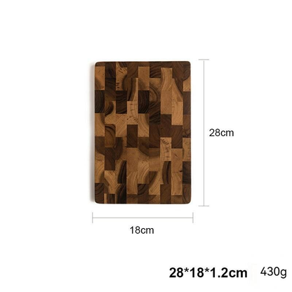 Grain & Grove Acacia End Grain Wooden Cutting Board