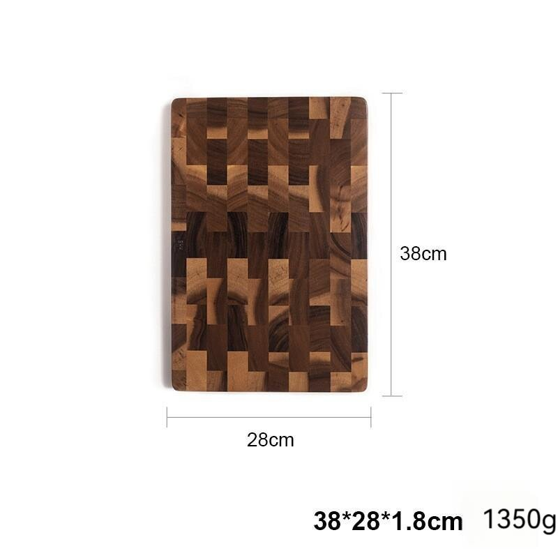 Grain & Grove Acacia End Grain Wooden Cutting Board